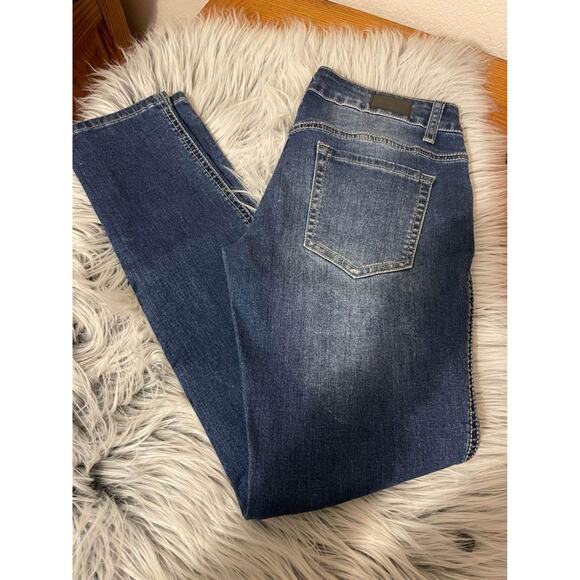 L&B women distressed low rise skinny jeans size 8 - Picture 3 of 4